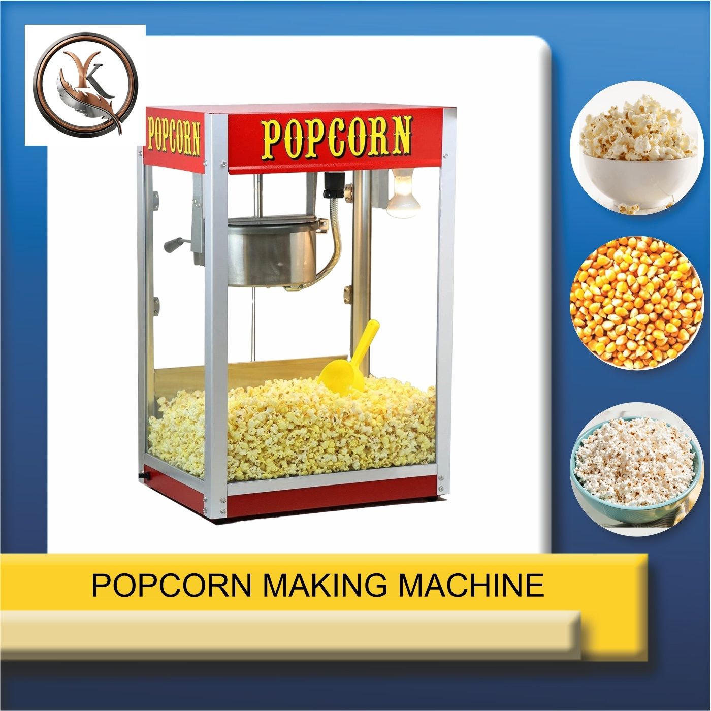 Popcorn making machine